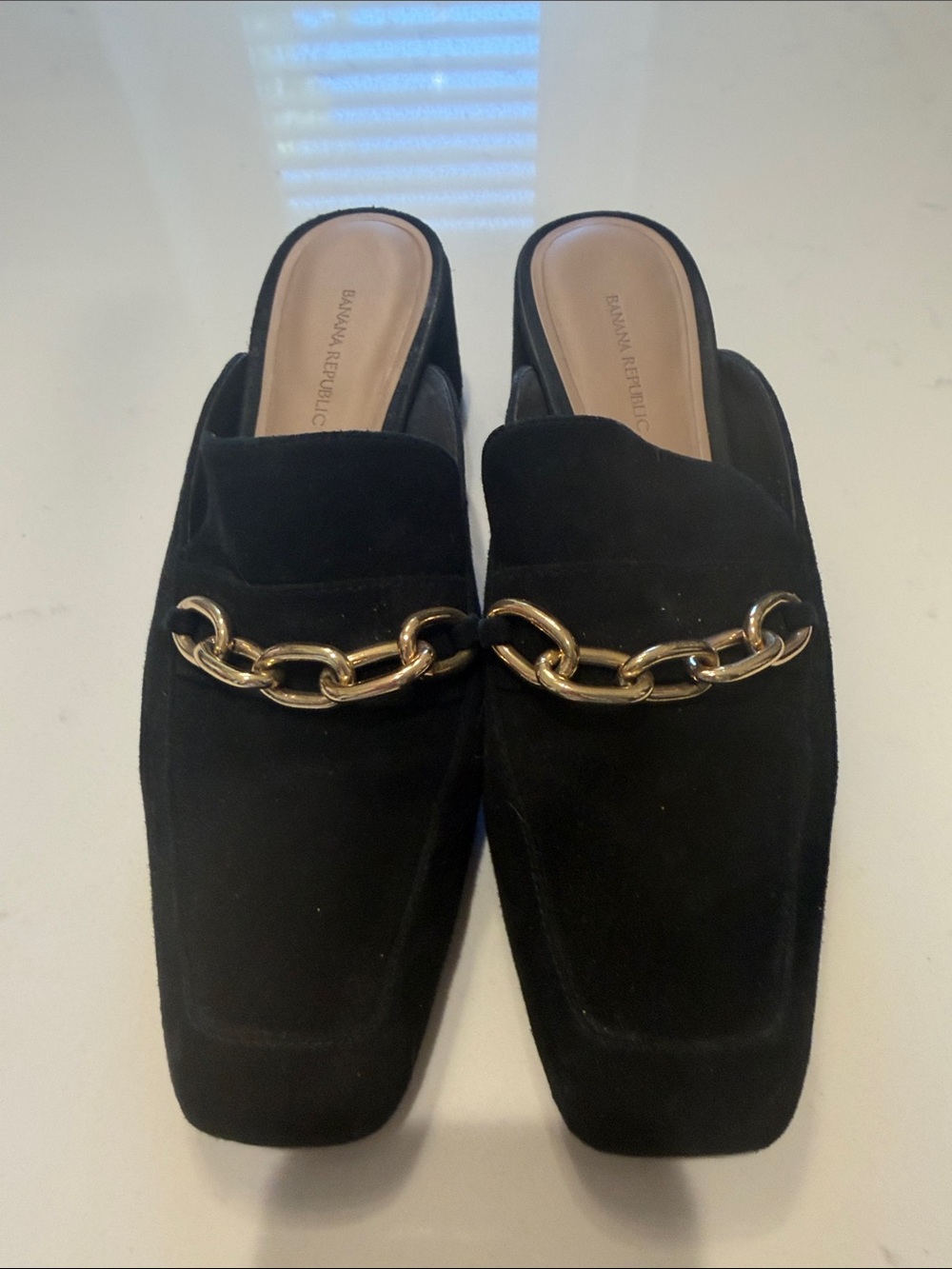 Women’s Black Velvet Mule